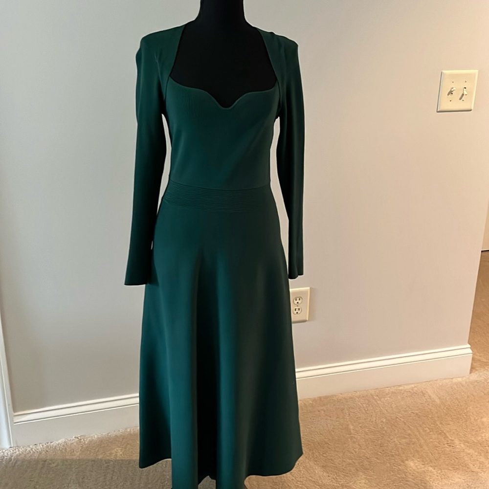 Ted Baker Midi dress.  Green.